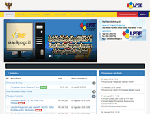 Tablet Screenshot of lpse.bekasikota.go.id
